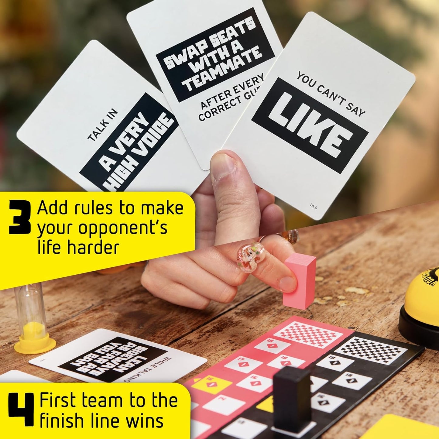 You Can't Say UMM: A Party Game for Family and Adults, Fast-Paced Family Word Game, Must Have for Game Night, Bonus Content Included