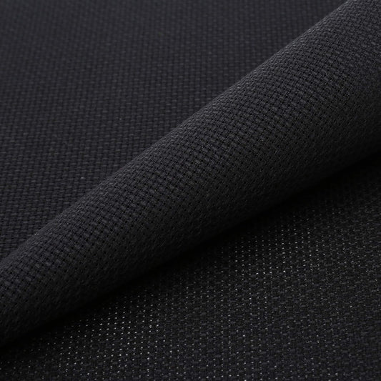 Aida Cloth 14 Count Cross Stitch Fabric,19×28inch (14CT, Black)
