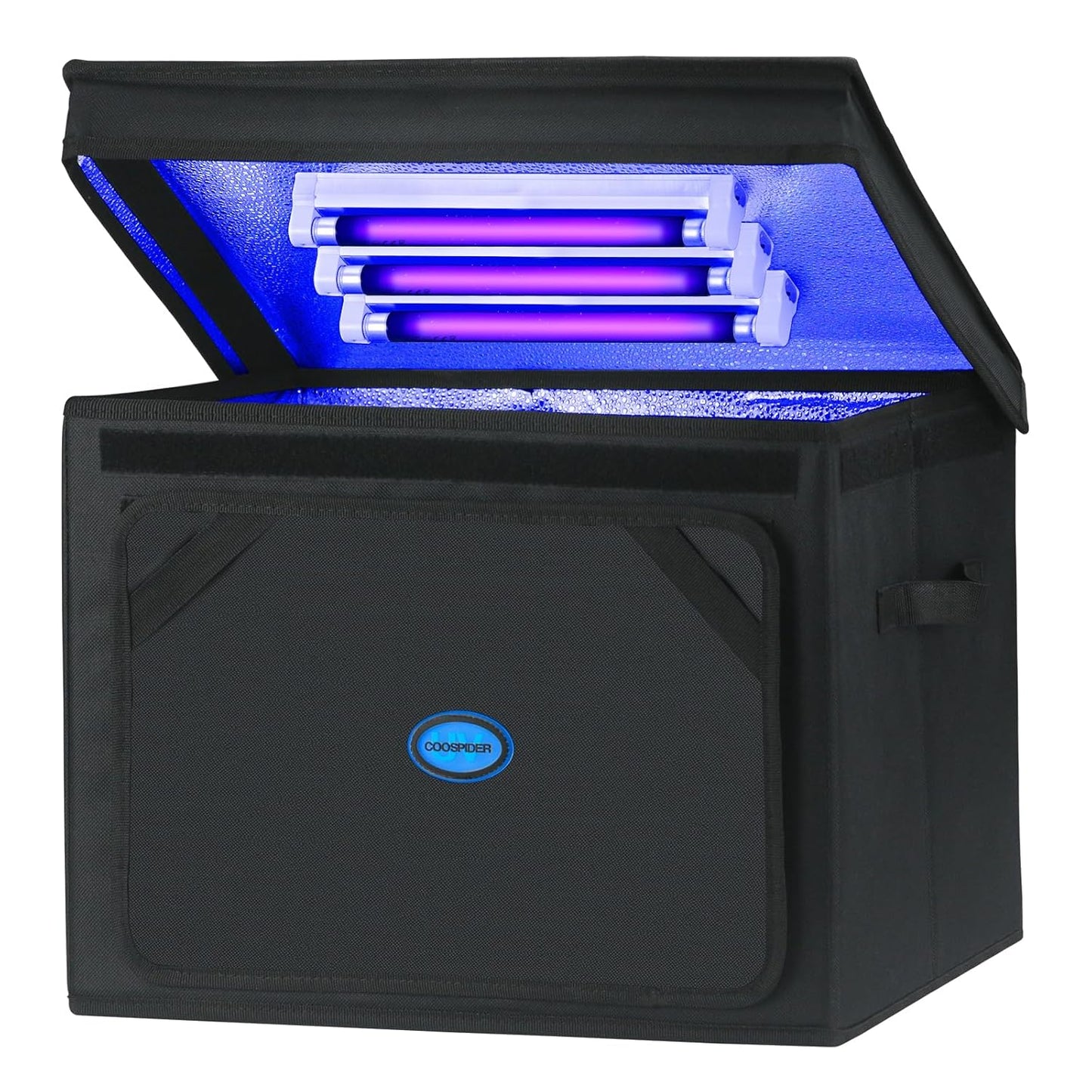 UV Light for Resin Curing High Efficiency 365nm UV Resin Kit for 3D Printer Large Size Sturdy Iron Frame Visual Window Even Curing LCD SLA DLP Compatible (Resin Curing Bag)