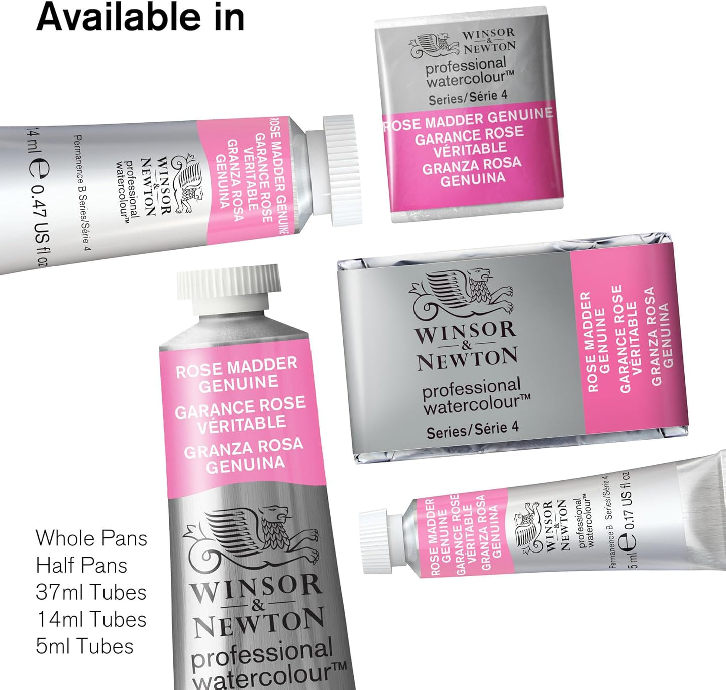 Winsor & Newton Professional Water Colour Paint, 0.17-oz Tube, Quinacridone Violet