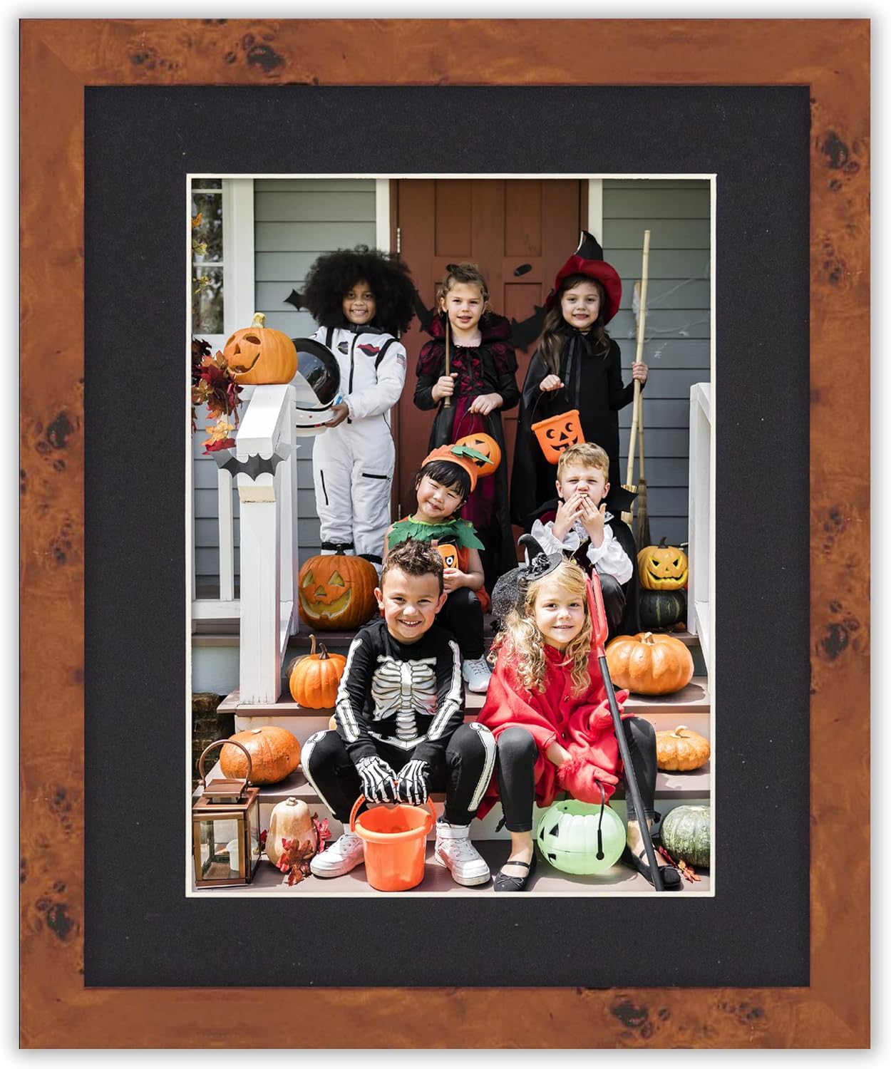 5x7 Mat for 8.5x11 Frame - Precut Mat Board Acid-Free Show Kit with Backing Board, and Clear Bags Black 5x7 Photo Matte Made to Fit a 8.5x11 Picture Frame Matboard for Framing, Pack of 1 Mat
