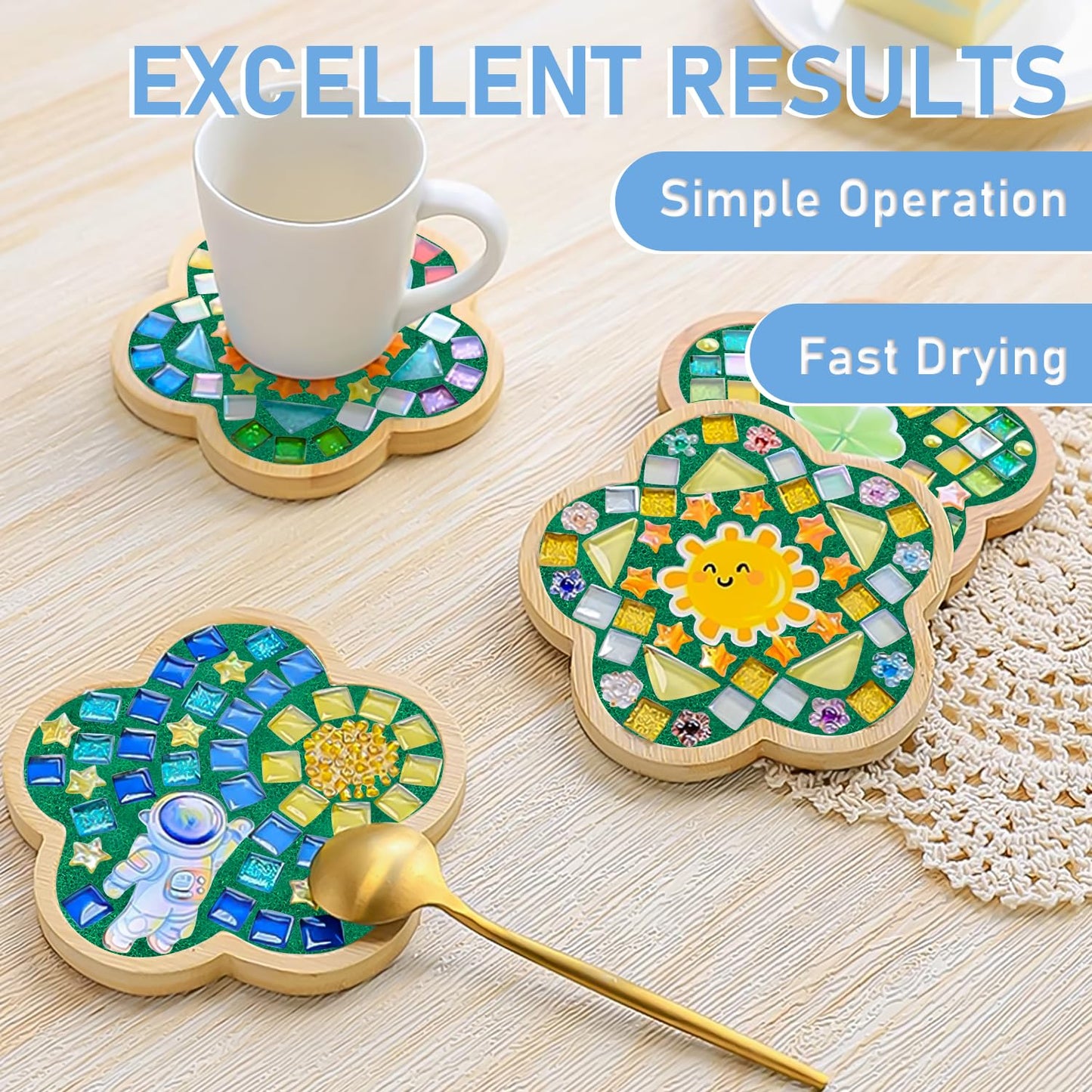 Mosaic Crystal Grout, Mosaics Tile Tools, Mosaic Tile Accessories – Essential for Handmade Grouting and Perfect for DIY Craft Projects (Green, 4.5oz)