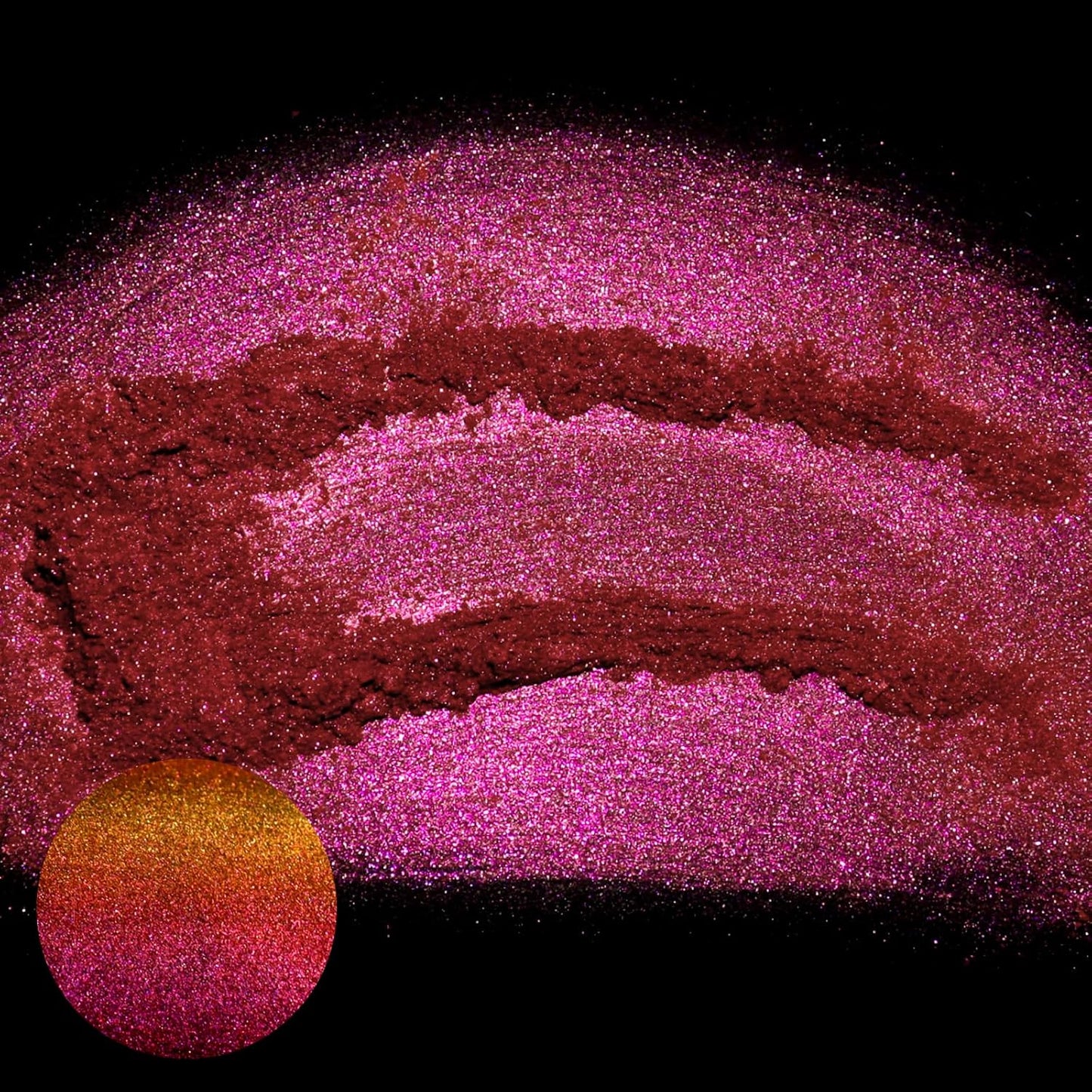 Matio Chameleon Mica Powder, 1.06oz/ 30g Meteor Falling Chrome Powder, Pearlescent Effect Color Shift Pigment for Resin Craft, Soap Candle Dye, Nail Art, Makeup, Bath Bomb, Paint, Slime Pigment