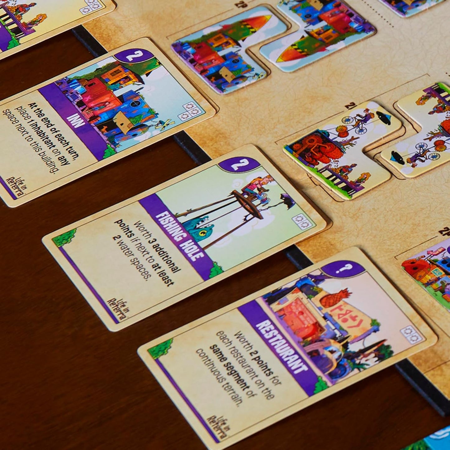 Life in Reterra Strategy Board Game | A Community (Re) Building Game | Ages 10+ | 2 to 4 Players | 35 Mins. Avg. | Games for Adults & Families