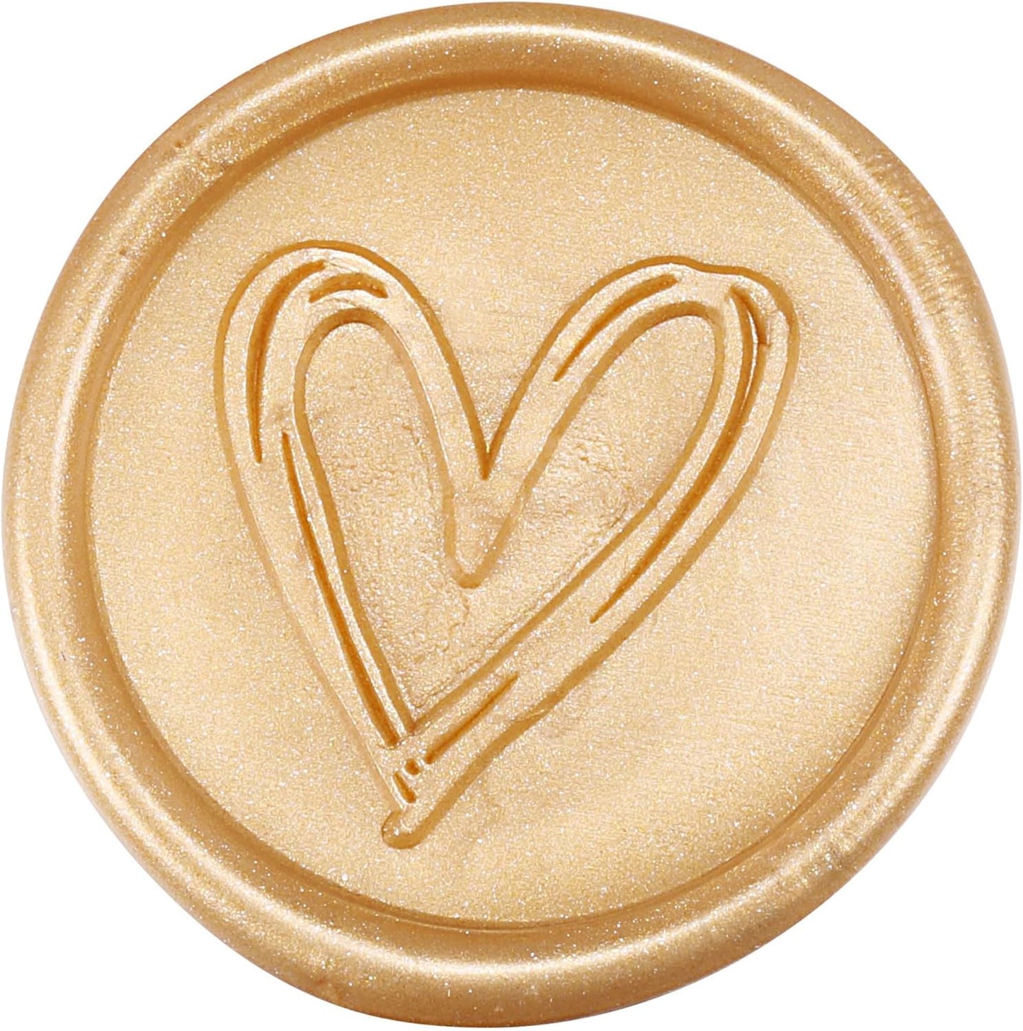 Yoption 12 Pcs Metallic Light Gold Sealing Wax Sticks with Wicks for Wax Seal Stamp, Wedding Invitations, Gift Wrapping, Christmas