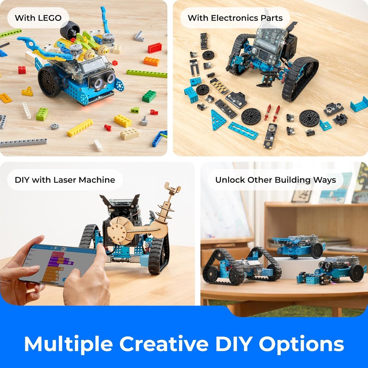 Makeblcok Rover Robotics Add-on Pack for mBot2