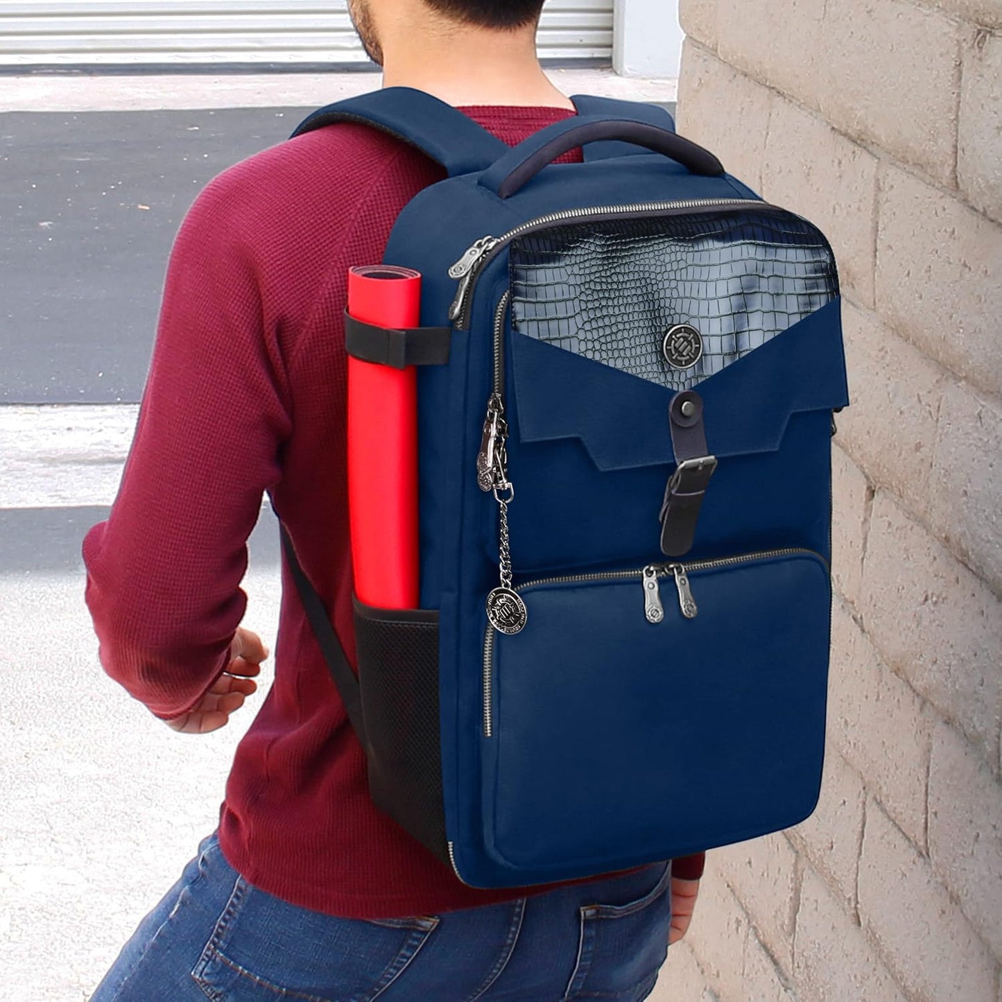 ENHANCE MTG Backpack TCG Card Storage - TCG Backpack for Deck Boxes, Sleeved Cards, Playmats, MTG Accessories