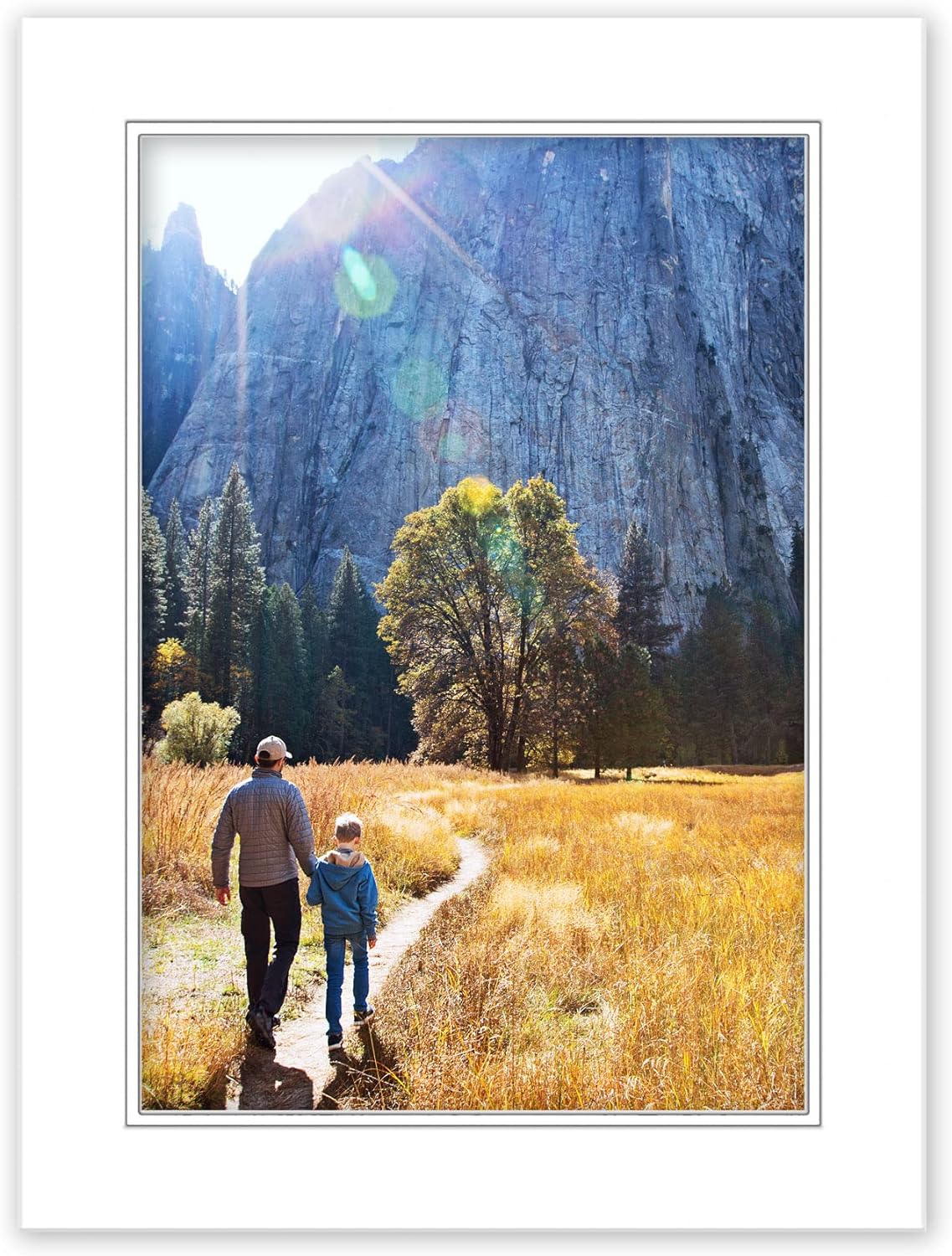 28x40 Mat for 24x36 Photo - Precut White on White Double Mat Picture Matboard for Frames Measuring 28 x 40 Inches - Bevel Cut Matte to Display Art Measuring 24 x 36 Inches - Acid Free ONE MAT