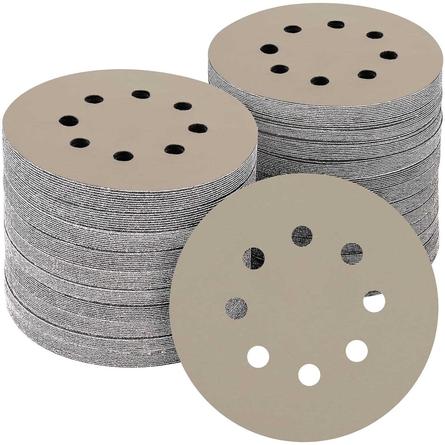50PCS 5 inch Silicon Carbide Sanding Discs 5000 Grit, Wet Dry Orbital 5 Sander Hook and Loop Sandpaper Disc Ultra Fine Grit, Best for Metal,Automotive Precision Polishing