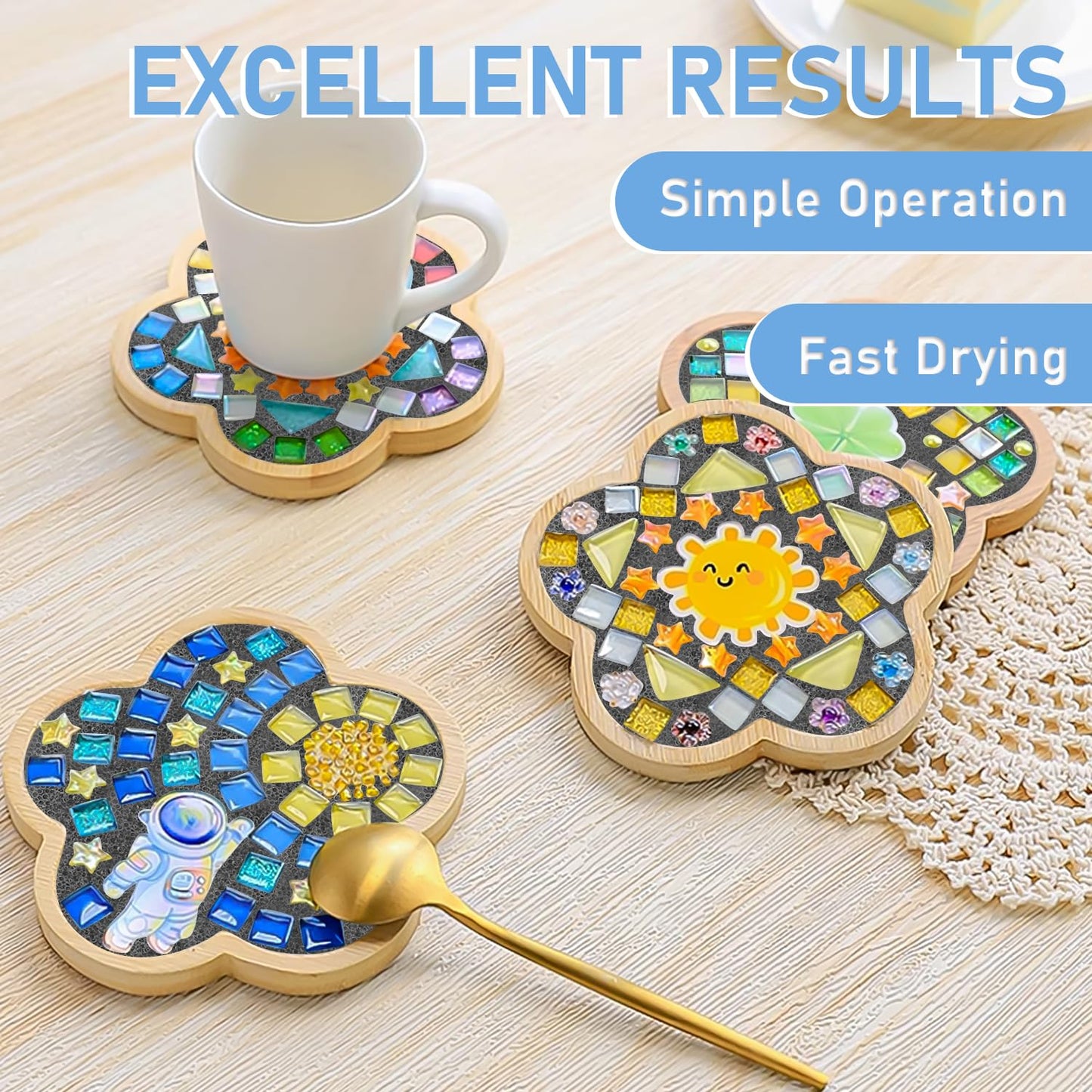 Mosaic Crystal Grout, Mosaics Tile Tools, Mosaic Tile Accessories – Essential for Handmade Grouting and Perfect for DIY Craft Projects (Gray, 8.8oz)