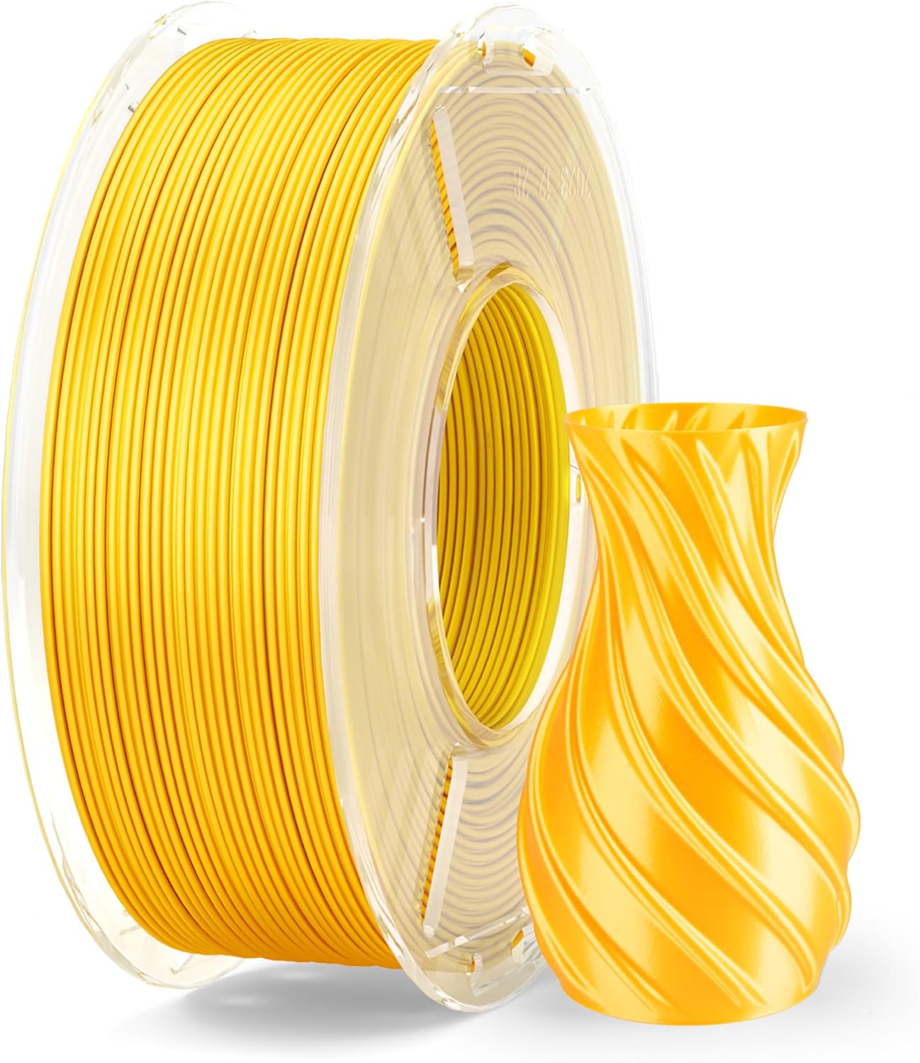 ELEGOO Silk PLA Filament 1.75mm Gold 250g, Shiny 3D Printer Filament Dimensional Accuracy +/- 0.02mm, 250g Spool Fits for Most FDM 3D Printers