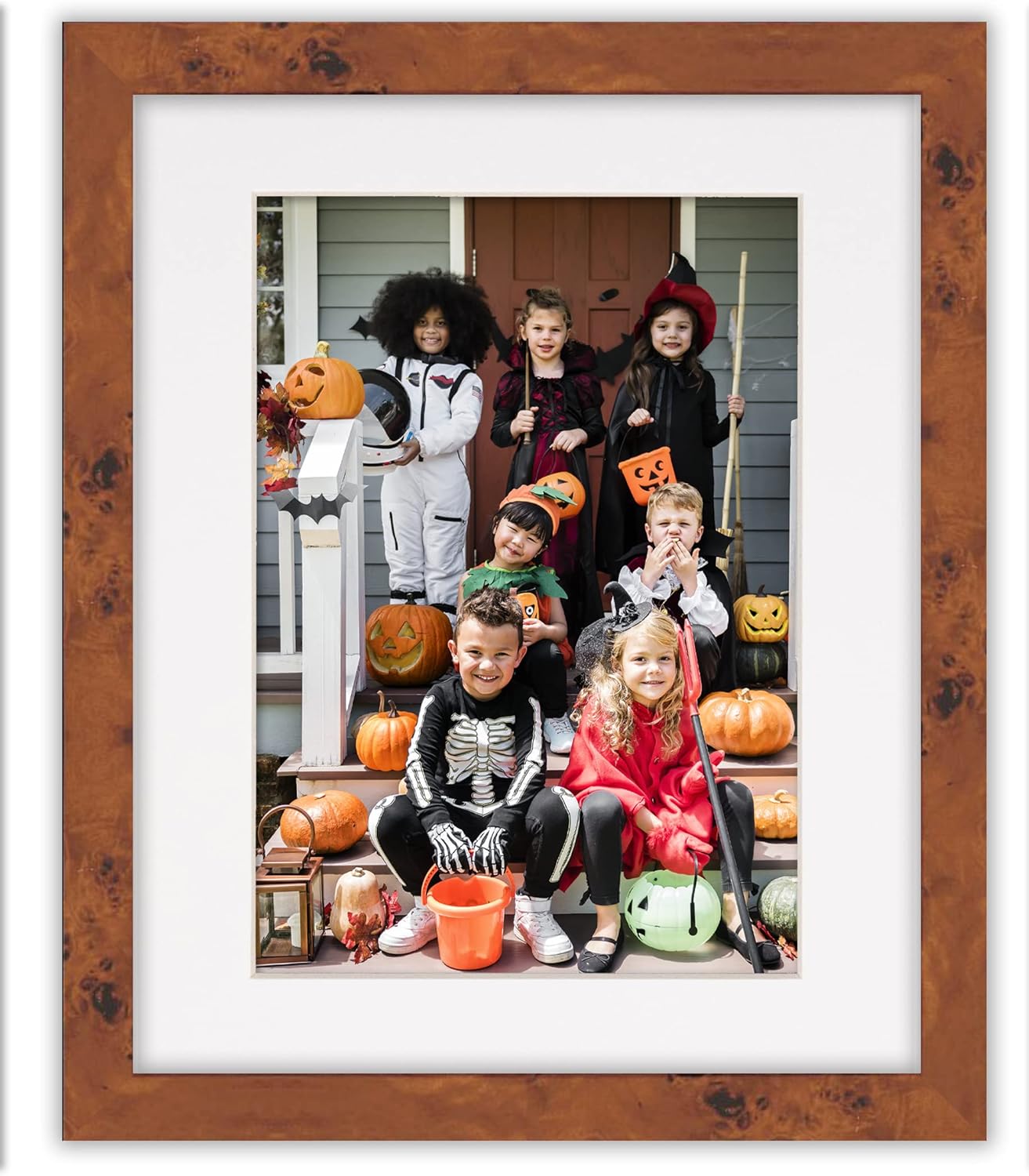 Poster Palooza Pack of Ten 8x10 Mats Bevel Cut for 5.5x8.5 Photos - Acid Free White Precut Matboards for Pictures, Photos, Framing - 4-ply Thickness