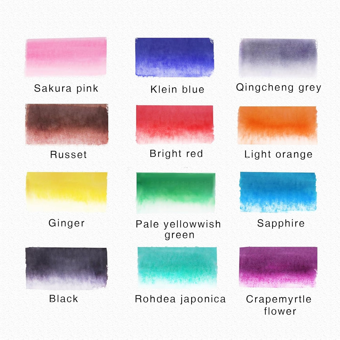 12 Colors Blendable Watercolor Markers 2025 Upgrade Double Tip Paint Pens with 1 Water Brush Pen Water Based Coloring Pens Drawing Markers Set with Flexible Brush Tip for Artists and Beginners