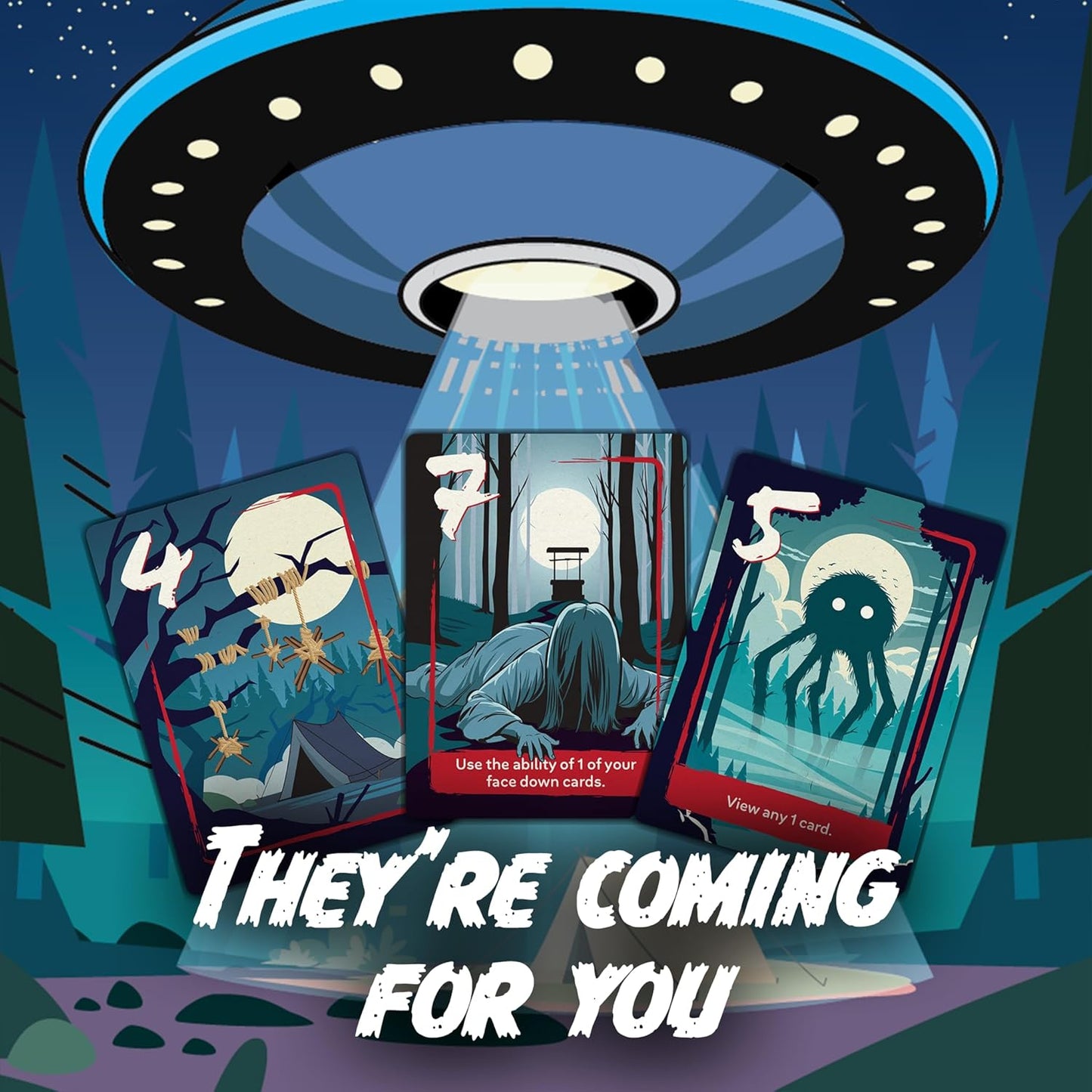 Scream! Card Game – Spooky, Silly Fun for Game Night | Easy to Learn | Plays in Under 30 Minutes | 3-5 Players | Great for Teens, Adults & Families | From Creators of One Night Ultimate Werewolf