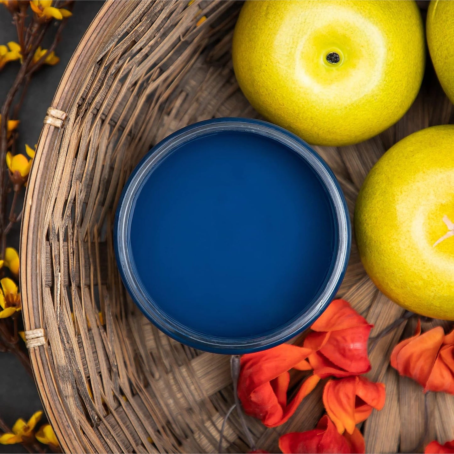 Dixie Belle Paint Company Chalk Finish Furniture Paint - Bunker Hill (4oz) - Matte Indigo Blue Chic Chalk Mineral DIY Furniture Paint