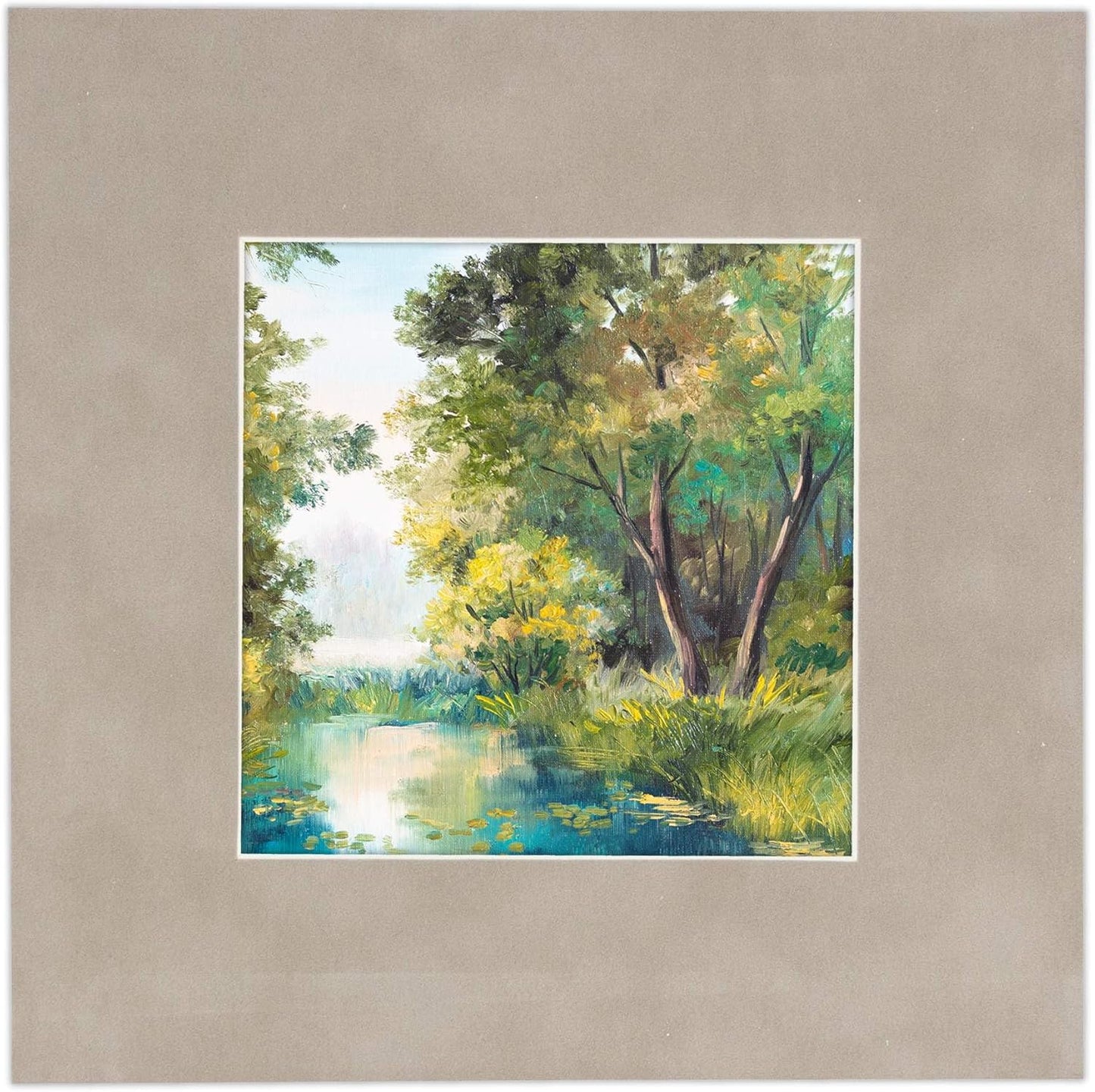 8.5x11 Mat Bevel Cut for 7x9 Photos - Acid Free Light Grey Suede Precut Matboard with Backing Board and Crystal Clear, Self Seal Photo Mat Bag - for Pictures, Photos, Framing - 4-ply Thickness