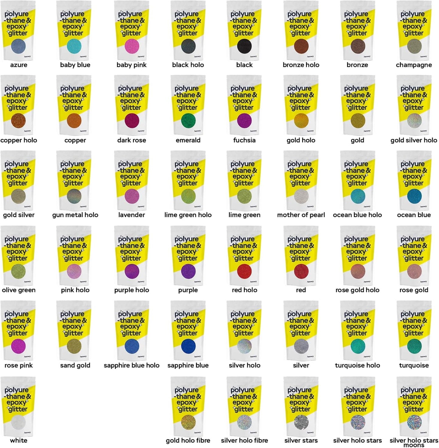 Hemway Polyurethane & Epoxy Glitter Metallic Crystal Flake Additive for Flooring, Jewellery Making, Tumblers and Resin 100g / 3.5oz - Ultrafine (1/128" 0.008" 0.2mm) - Turquoise Blue Holographic