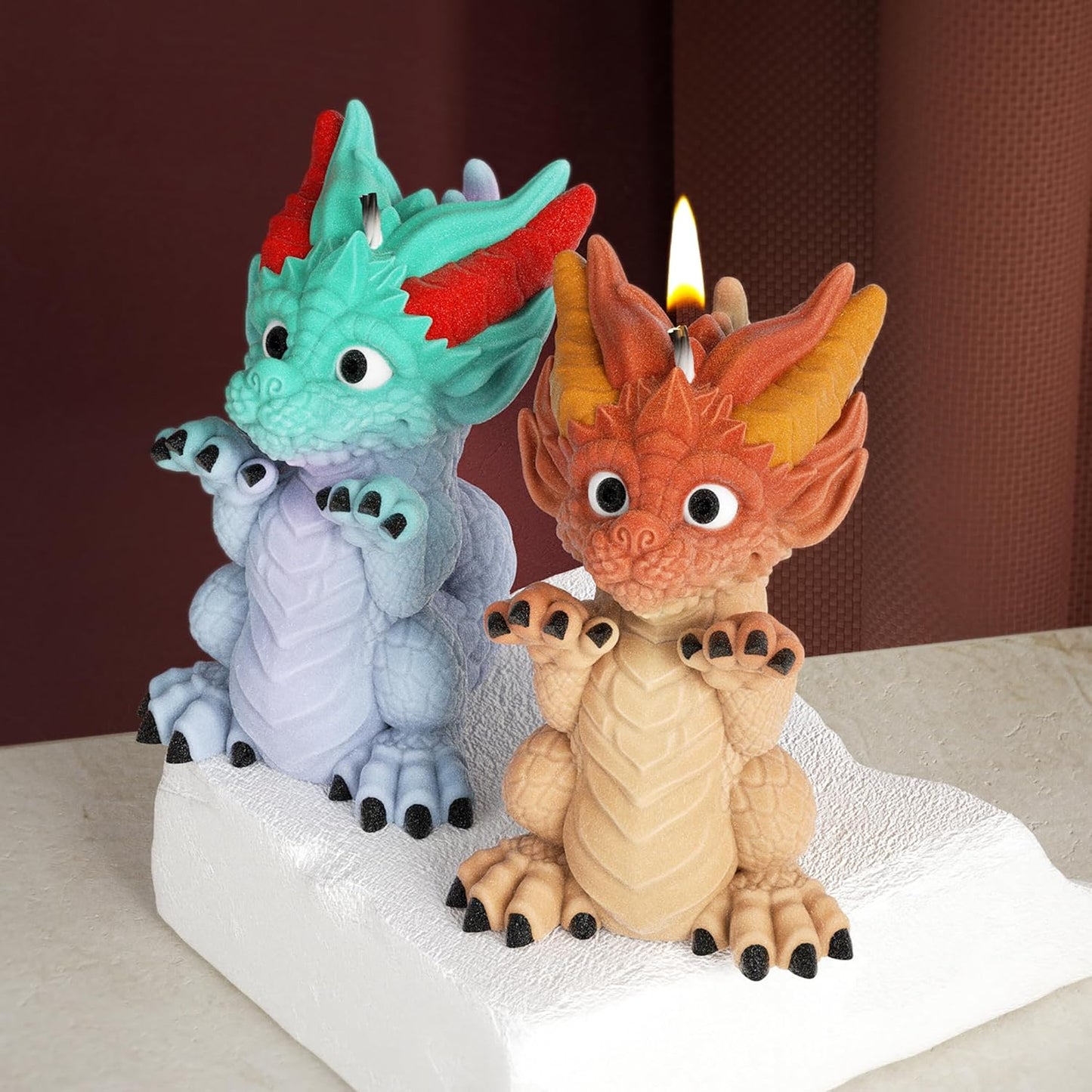 Dragon Soap & Resin Casting Molds - Animal & Candle Making Silicone Molds for Home Decor