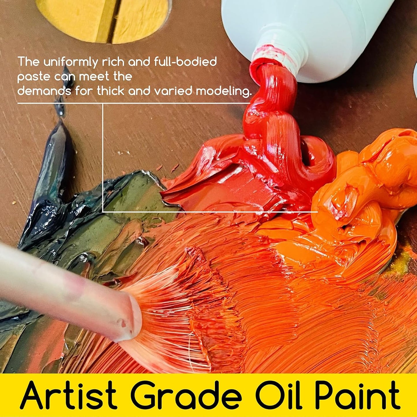 MEEDEN Artist Grade Oil Paint: Mars Black - 60ml/2oz Tube - Professional Art Paints for Canvas Painting