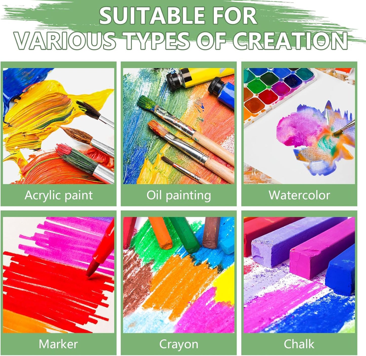 FUMILE Canvas Boards for Painting 8x10, 26 Pack Canvases Primed Acid Free Blank Canvas Panels for Classroom and Parties