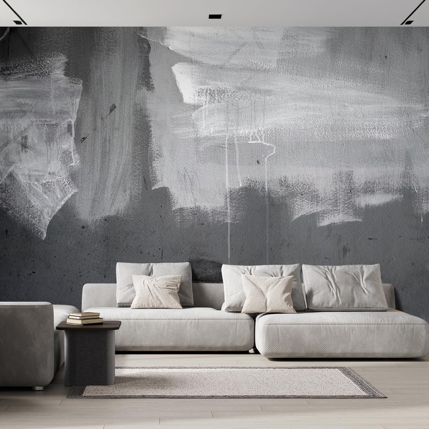 wall26 Grunge Concrete Wall Removable Wall Mural | Self-Adhesive Large Wallpaper - 96x144 inches