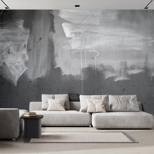 wall26 Grunge Concrete Wall Removable Wall Mural | Self-Adhesive Large Wallpaper - 120x192 inches