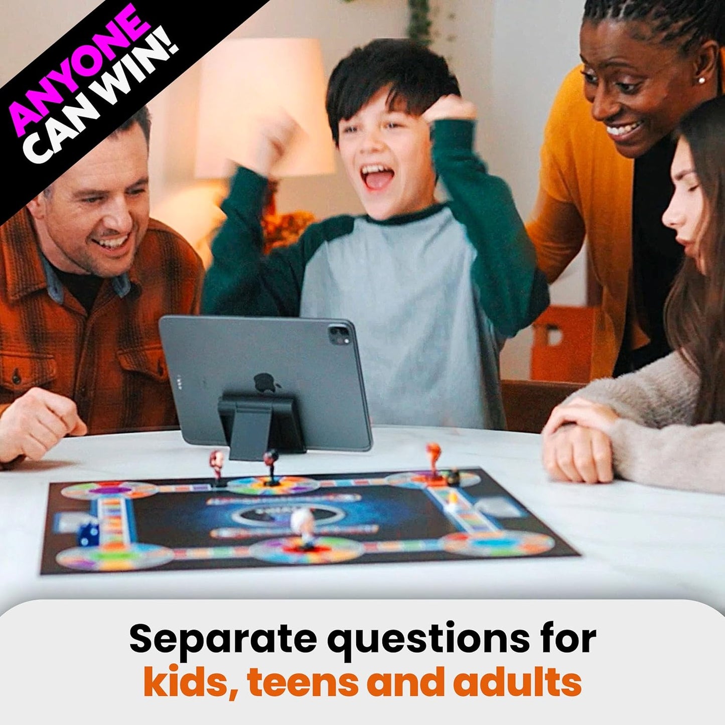 Outsmarted - The App-Connected TV Quiz-Show Board Game | Kids, Teens & Adults | Next-Level Game Night for Family & Friends | 2–24 Players | Age 8+ | 10,000+ Questions | 2025 Edition