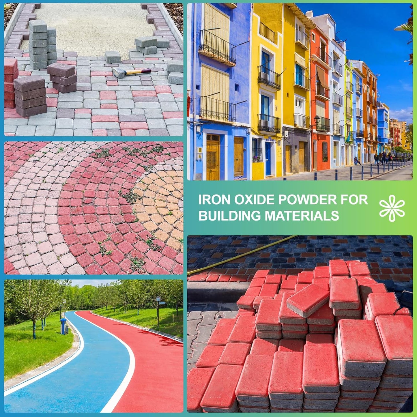 GOODTAKE Purple Iron Oxide, Concrete Pigments for Artistic and Decorative Painting, Cement Dye for Concrete, Clay, Lime, Tile, Mortar, Grout, Plaster, Masonry, Paint (Purple, 20 oz)