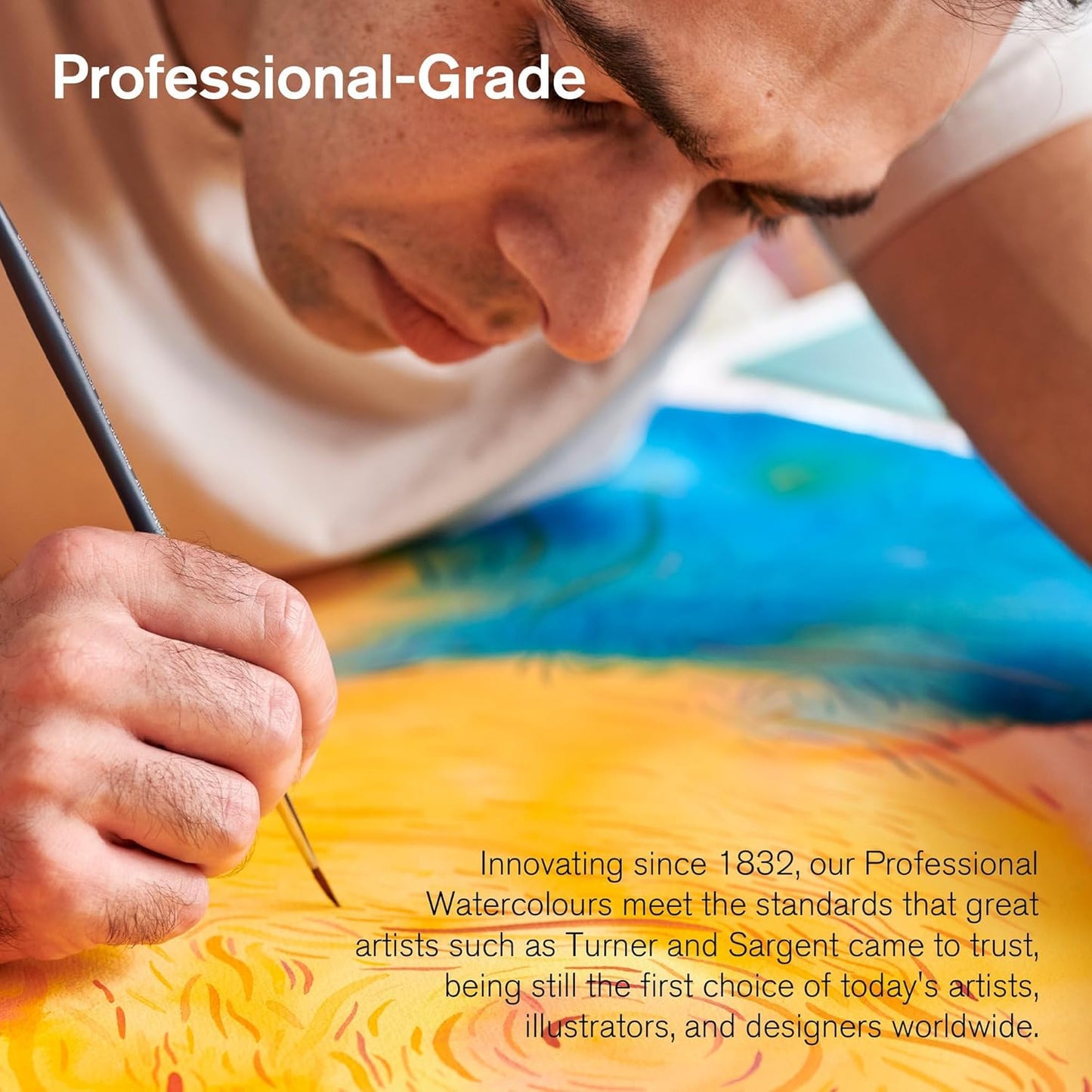 Winsor & Newton Professional Water Colour Paint, Half Pan, Davy's Gray