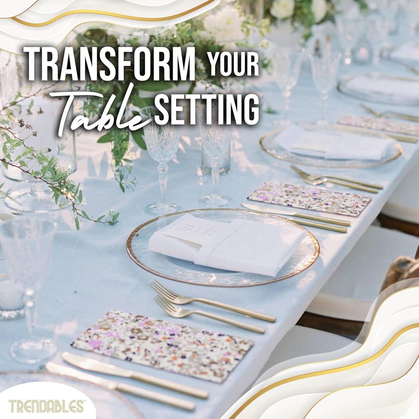 Trendables Floral Napkins for decoupage 100 Pcs 3 Ply floral paper napkins decorative Guest Towels Disposable Bathroom, Flower Design For Tea Party Decorations, Dinners & Weddings