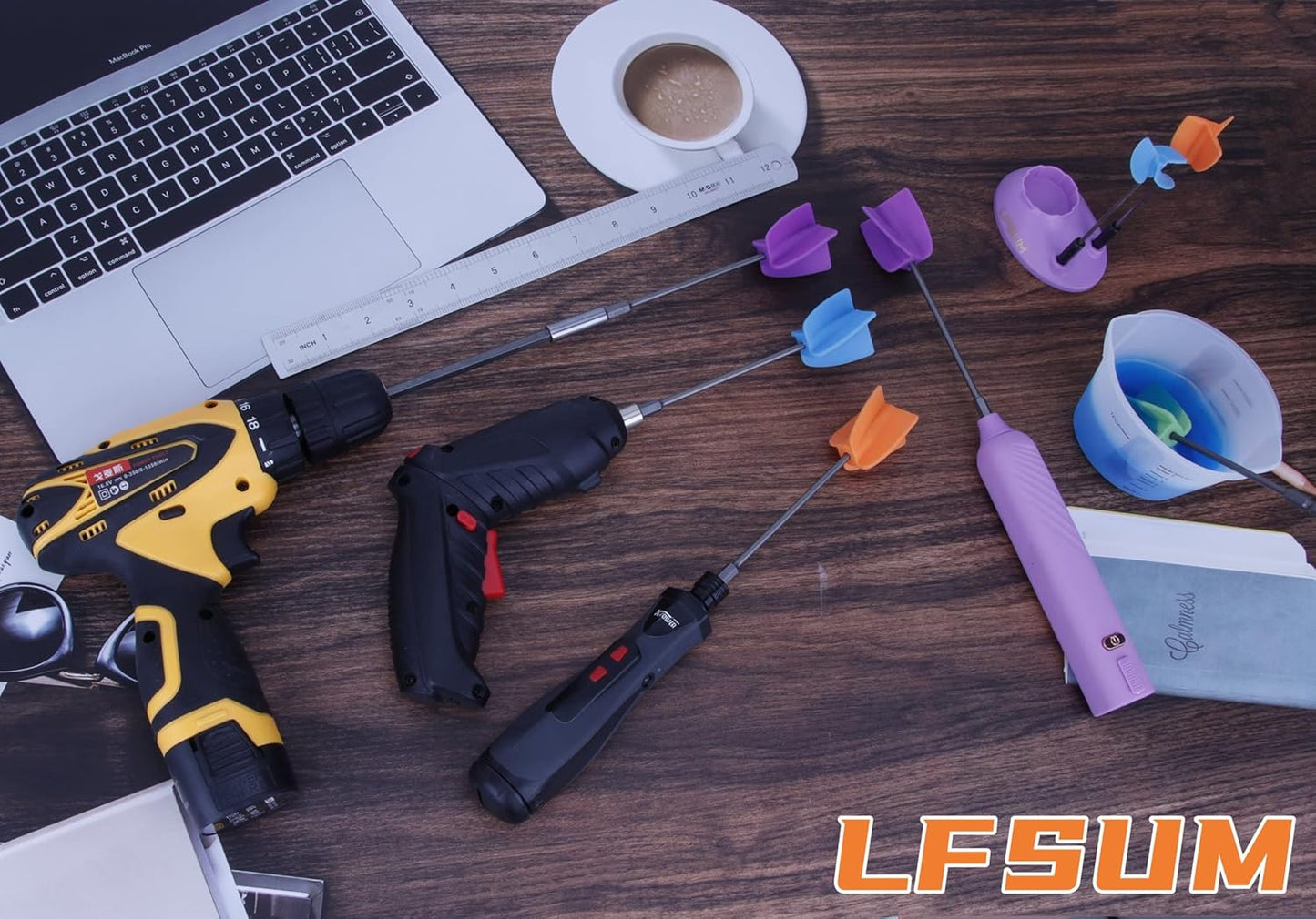 Silicone Resin Mixer Epoxy Mixer Paddles,Reusable Reusable Paint and Resin Mixer Paddle to Mix,Mixer for Drill Paint Mixer/Paint Stirrer for Mixing Resin, Epoxy, Silicone Molds(4-Large)