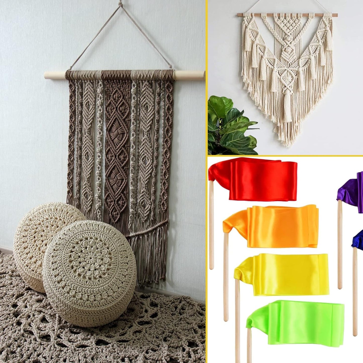 Wood Dowels Wooden Dowel Rods for Crafts, 25PCS 3/8 x 24 Round Macrame Wooden Sticks for Crafting, Unfinished Hardwood Sticks for Arts and DIYers, Tiered Cake Support and Wedding Ribbon Wands