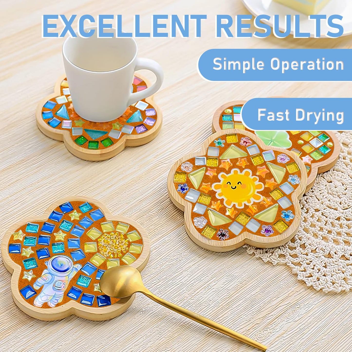 Mosaic Crystal Grout, Mosaics Tile Tools, Mosaic Tile Accessories – Essential for Handmade Grouting and Perfect for DIY Craft Projects (Orange, 4.5oz)