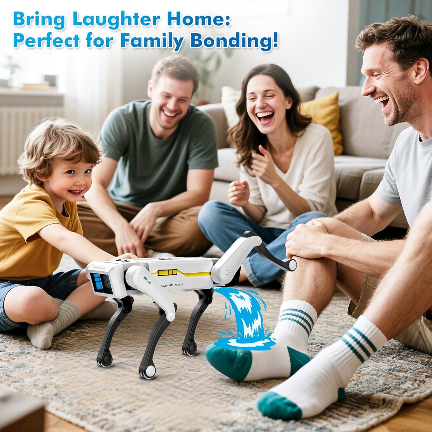 Smart Robot Dog - Interactive STEM Pet with Voice Control, 30+ Actions & APP Programming, Durable Design for Kids Age 6+ (Compatible with iOS/Android)