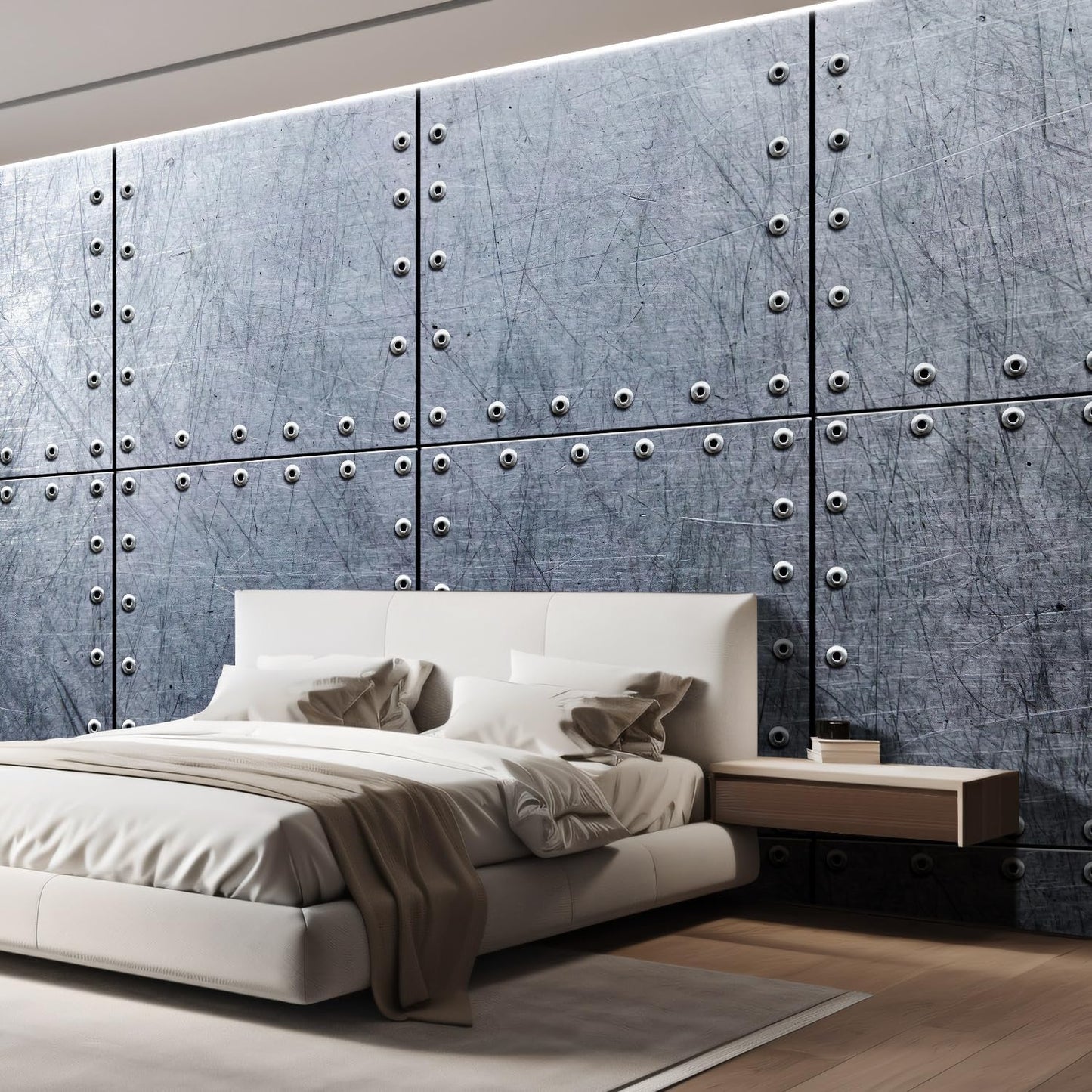 wall26 Metal Wallpaper Background Canvas Art Wall Decor - 108x120 inches