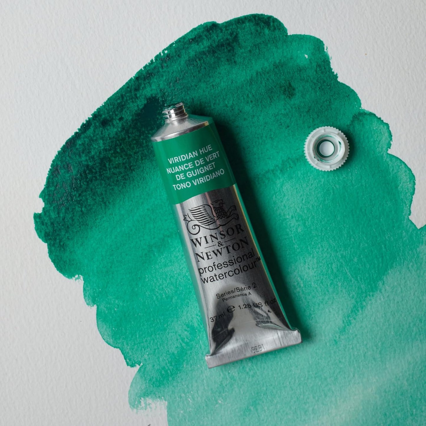 Winsor & Newton Professional Watercolour, Revival Collection, 14ml (0.47-oz) Tube, Viridian Hue