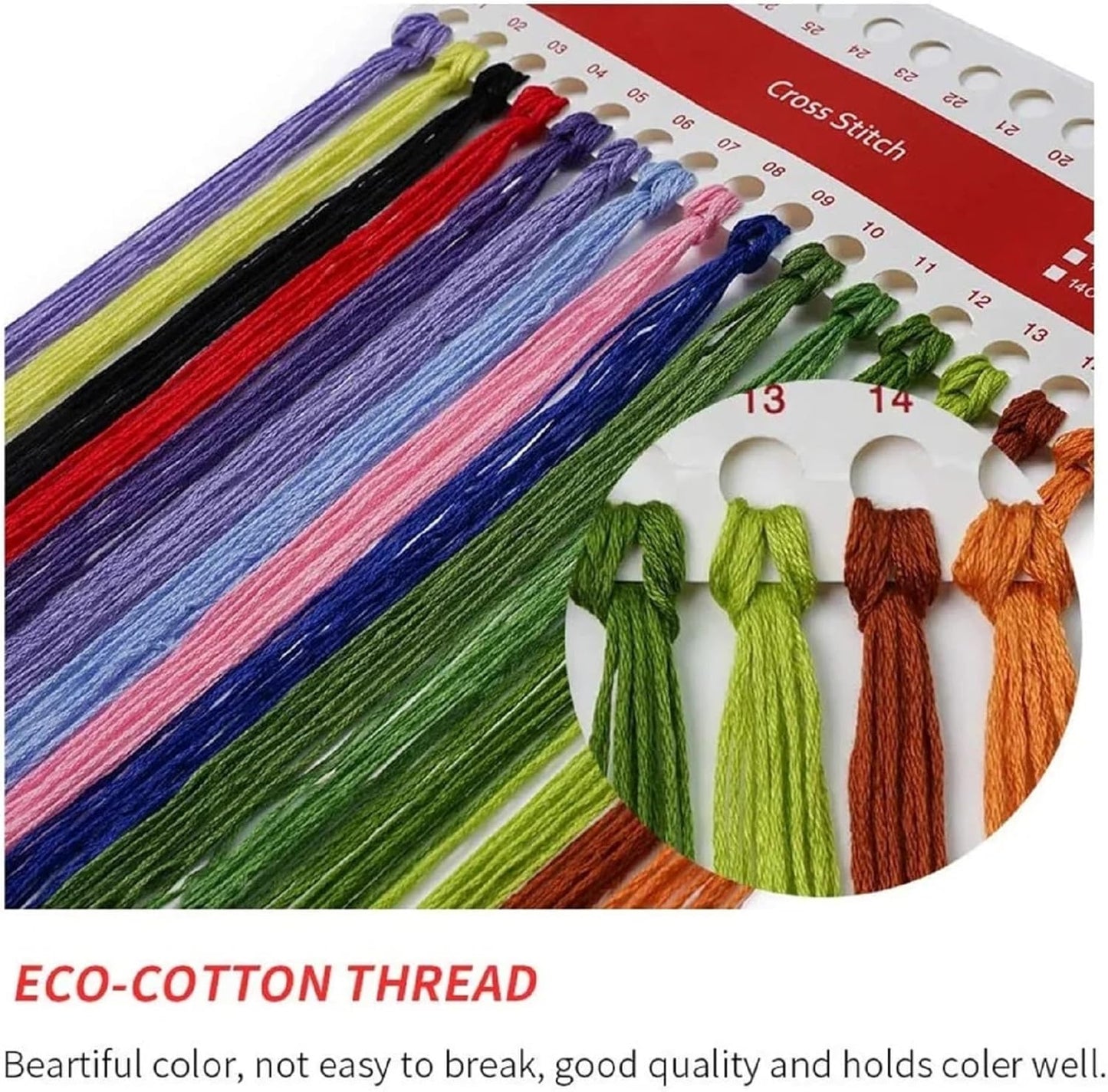 DMCVIVR Stamped Cross Stitch Kits for Adults Beginners Embroidery Kits 11CT Needlepoint Kits Cross Stitch Patterns Embroidery Patterns& Eagle Waterfall Scenery 16x20 inch