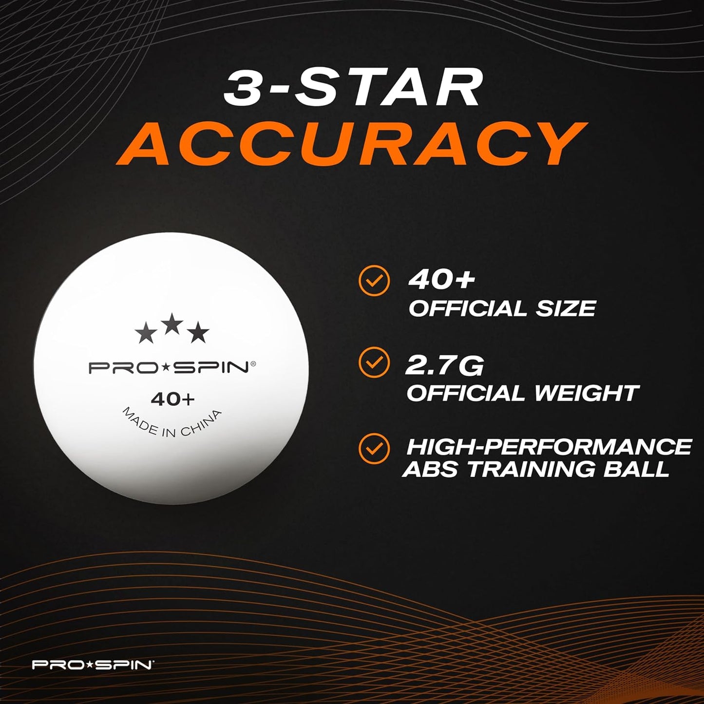 PRO SPIN Ping Pong Paddles - High-Performance Set with Premium Table Tennis Rackets, 3-Star Ping Pong Balls, Compact Storage Case | Professional Quality Ping Pong Paddle Set | Indoor & Outdoor Games