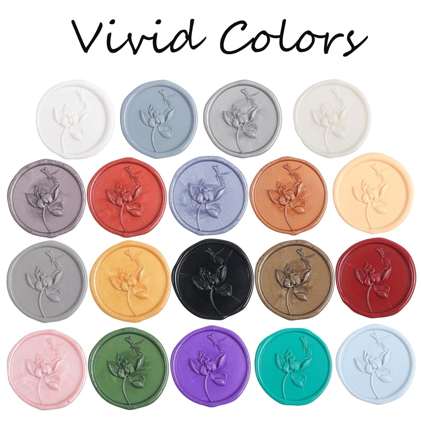 52pcs Red Bronze Sealing Wax Sticks, Andotopee Glue Gun Wax Seal Sticks for Wax Seal Stamp, Premium Sealing Wax for Envelope Letter Seal Wedding Invation Craft Adhesive, Great Gift Ideas (Mini Size)