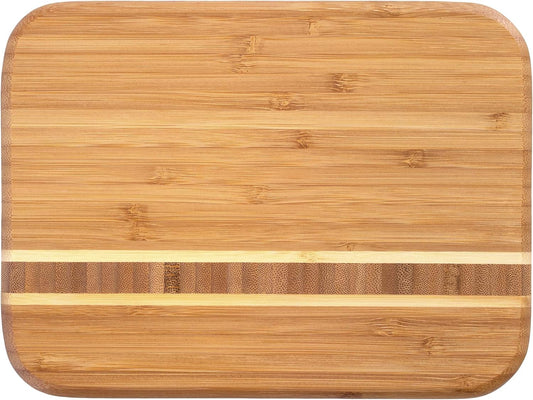 Totally Bamboo Barbados Bamboo Wood Cutting Board, 9" x 6.5"