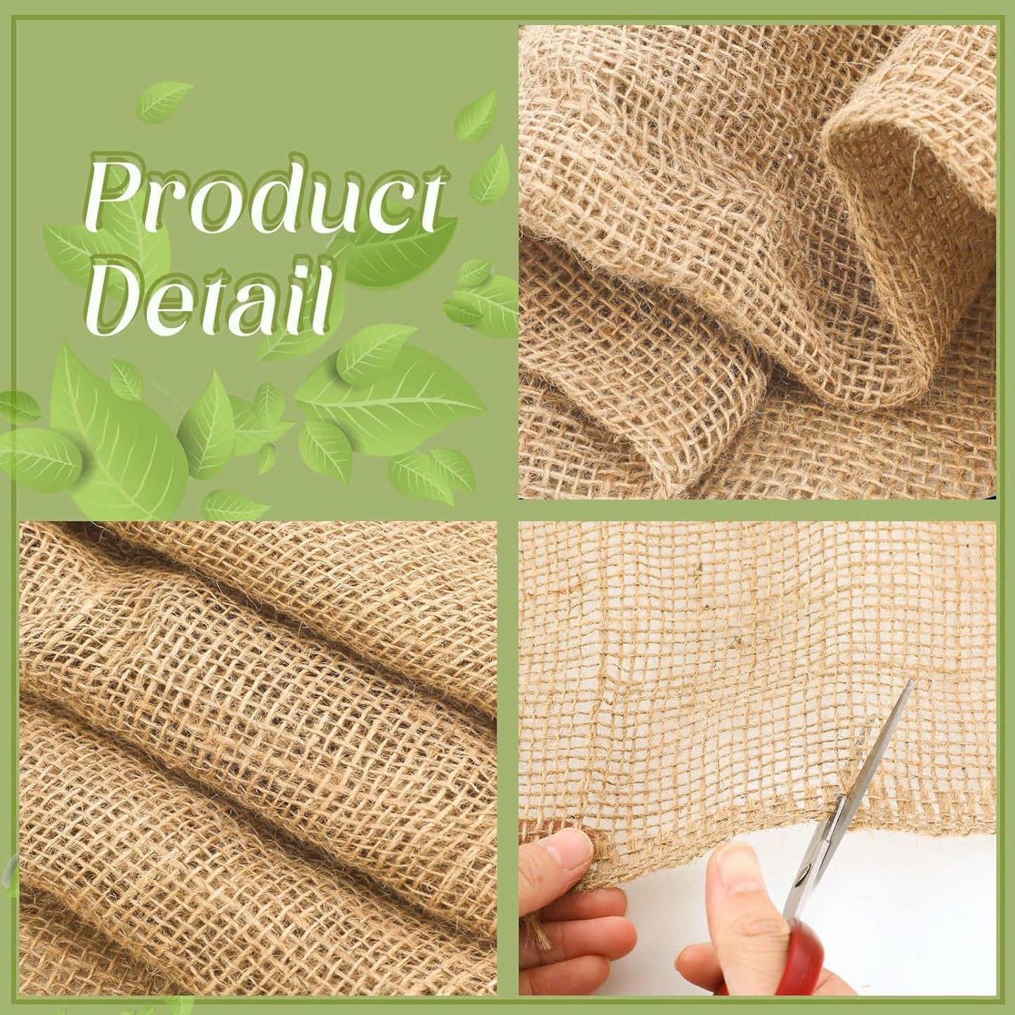 Buryeah 80 Inch x 15 ft Burlap Fabrics Roll Natural Jute Burlap Tree Wraps Protector Winter Frost Plant Blankets Cloth Weed Barrier Fabric Garden Plants for Winter Outdoor Trees Shrubs Party