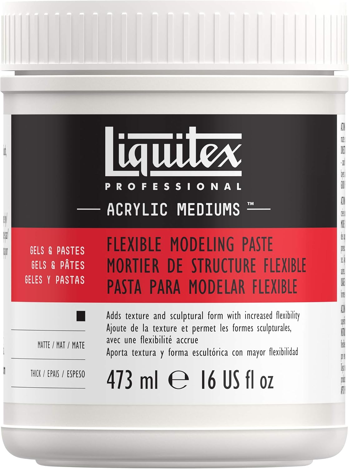 Liquitex Professional Flexible Modeling Paste, 473ml (16-oz)