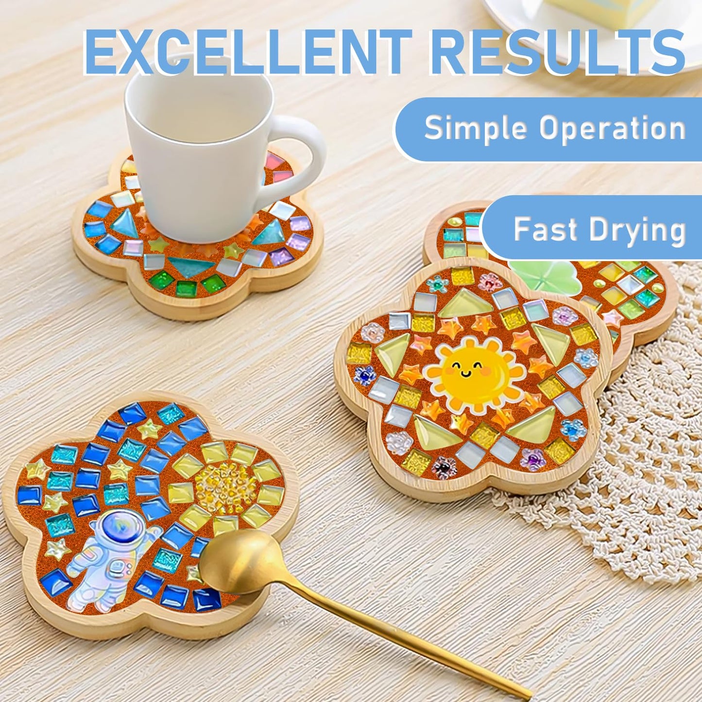 Mosaic Crystal Grout, Mosaics Tile Tools, Mosaic Tile Accessories – Essential for Handmade Grouting and Perfect for DIY Craft Projects (Orange Red, 8.8oz)