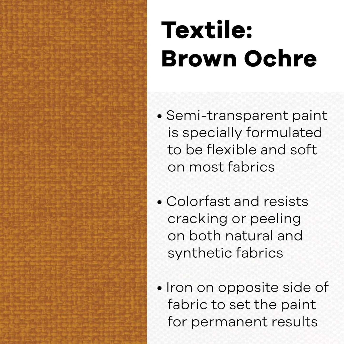 Textile Color Paint BRWN Ochre