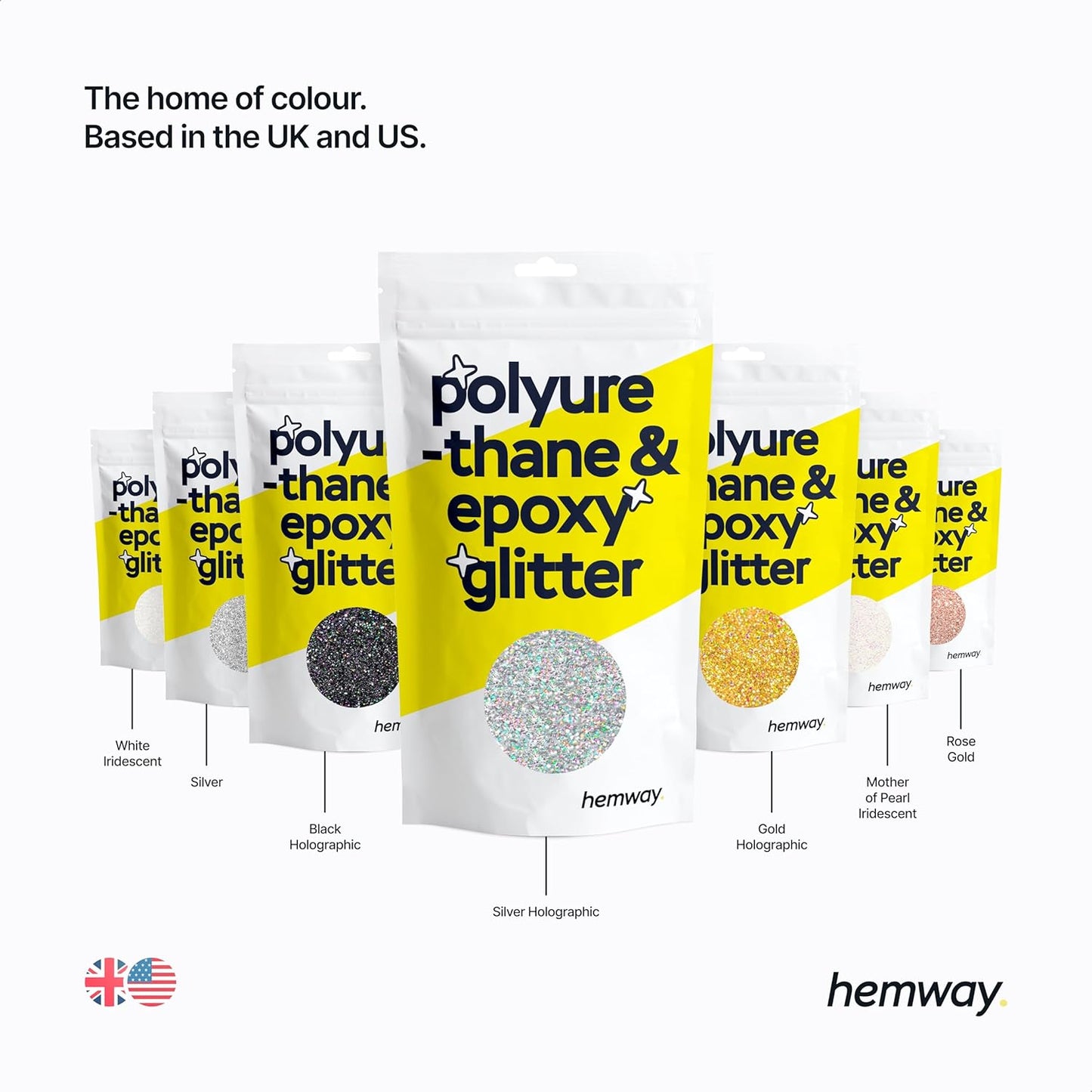 Hemway Polyurethane & Epoxy Resin Glitter for Arts, Crafts, Tumblers, Flooring, Woodwork, Decorating and Resin Projects 100g - Copper Holographic
