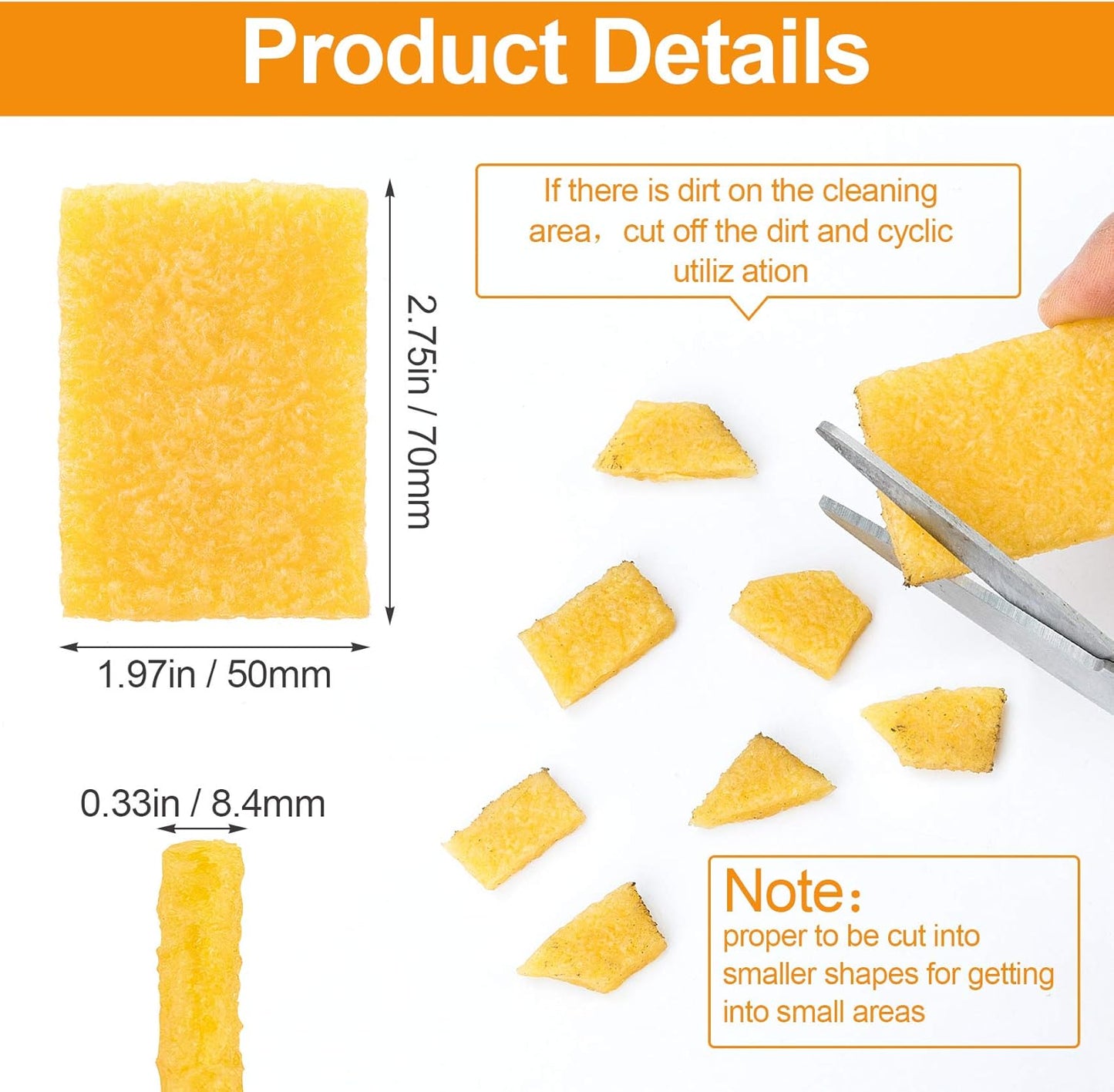 PAGOW 10PCS Rubber Cement Eraser, Glue Residue Pick-Up Eraser, Cleaning Tool for Removing Adhesive Residues from Paper Plastic and More (Size: 2.75inch x 1.97inch x 0.33inch, 7cm x 5cm x 0.84cm)