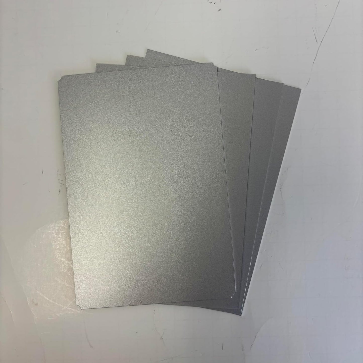 Blank Metal Plates for Laser Engraving - 4 Pack | Aluminum Sheets 0.020" Thick | CO2, Diode, Fiber Laser Compatible | Multiple Sizes & Colors (Silver (engraves black), 1x6.25 inch)