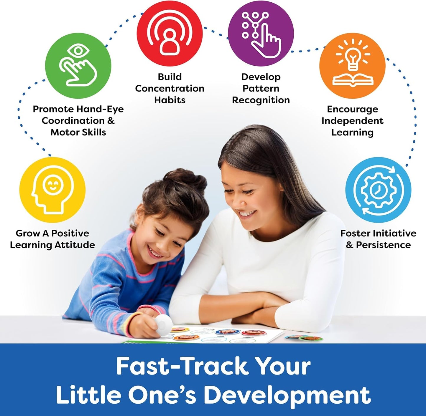 Montessori Preschool Busy Book for Toddlers Ages 3 and Up - Preassembled - Preschool Learning Activities Homeschool Montessori Toys - 3 Year Old Boy Gift - 3 Year Old Girl Christmas Birthday Gift