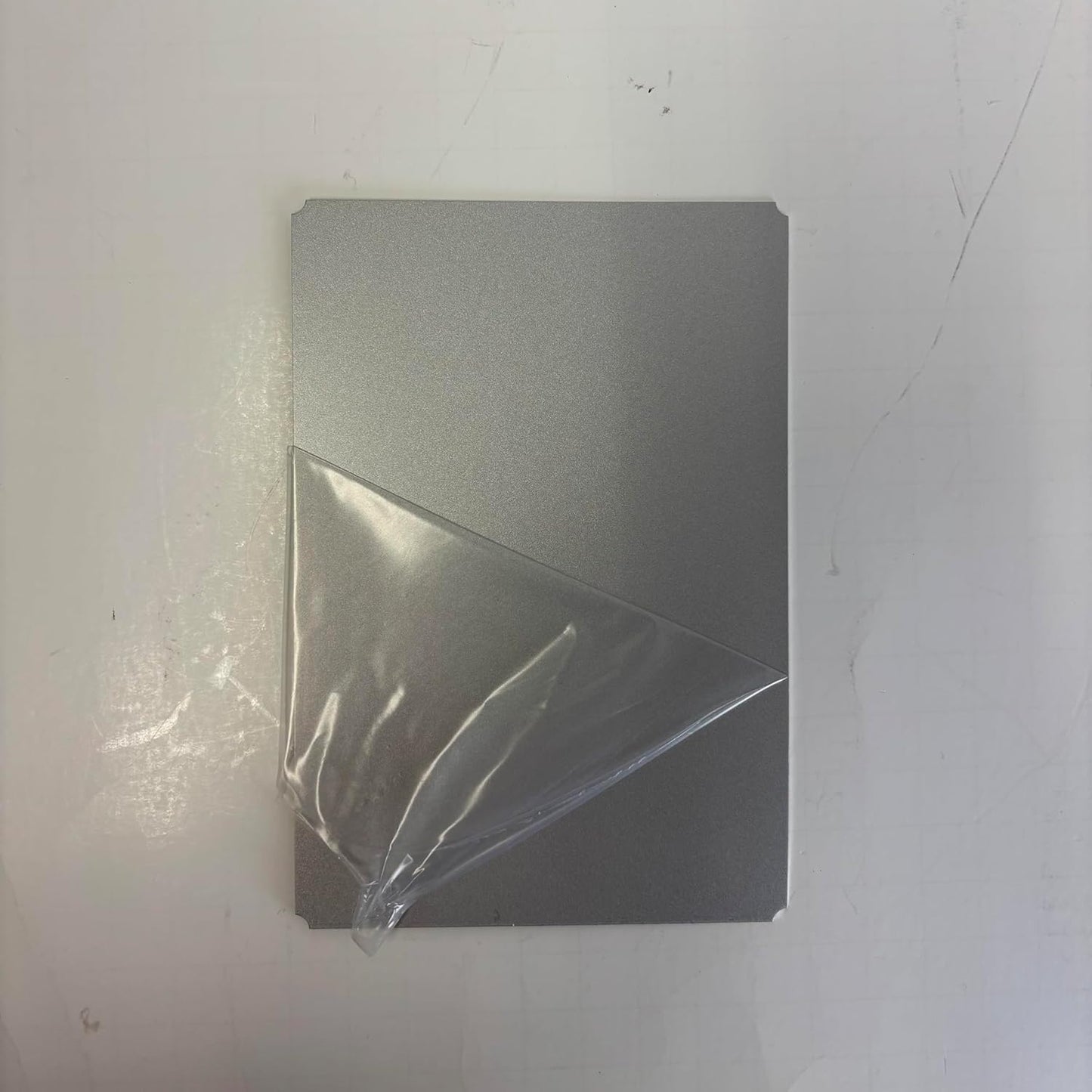 Blank Metal Plates for Laser Engraving - 4 Pack | Aluminum Sheets 0.020" Thick | CO2, Diode, Fiber Laser Compatible | Multiple Sizes & Colors (Silver (engraves black), 6.25x8.25 inch)