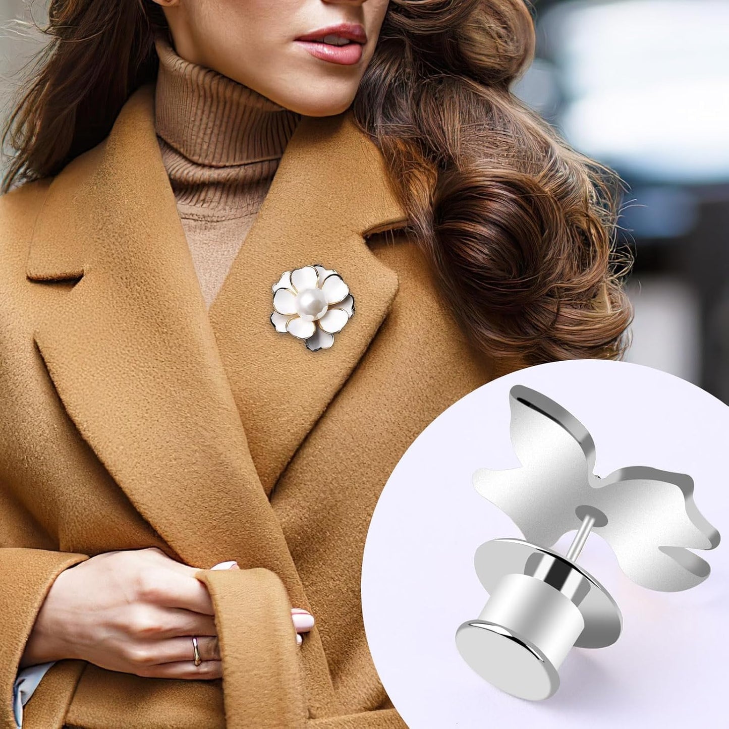 DECYOOL 200PCS Metal Locking Pin Backs, Pin Keepers Clasp Pin Backs Locking Buckles for Brooch DIY Crafts Badges Enamel Lapel Needles Pin Lock